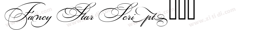 Fancy Star Script字体转换